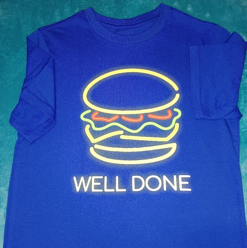 Boys Graphic Hamburger T-shirt
